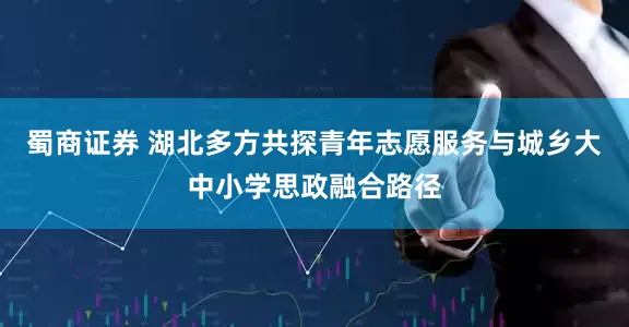 蜀商证券 湖北多方共探青年志愿服务与城乡大中小学思政融合路径